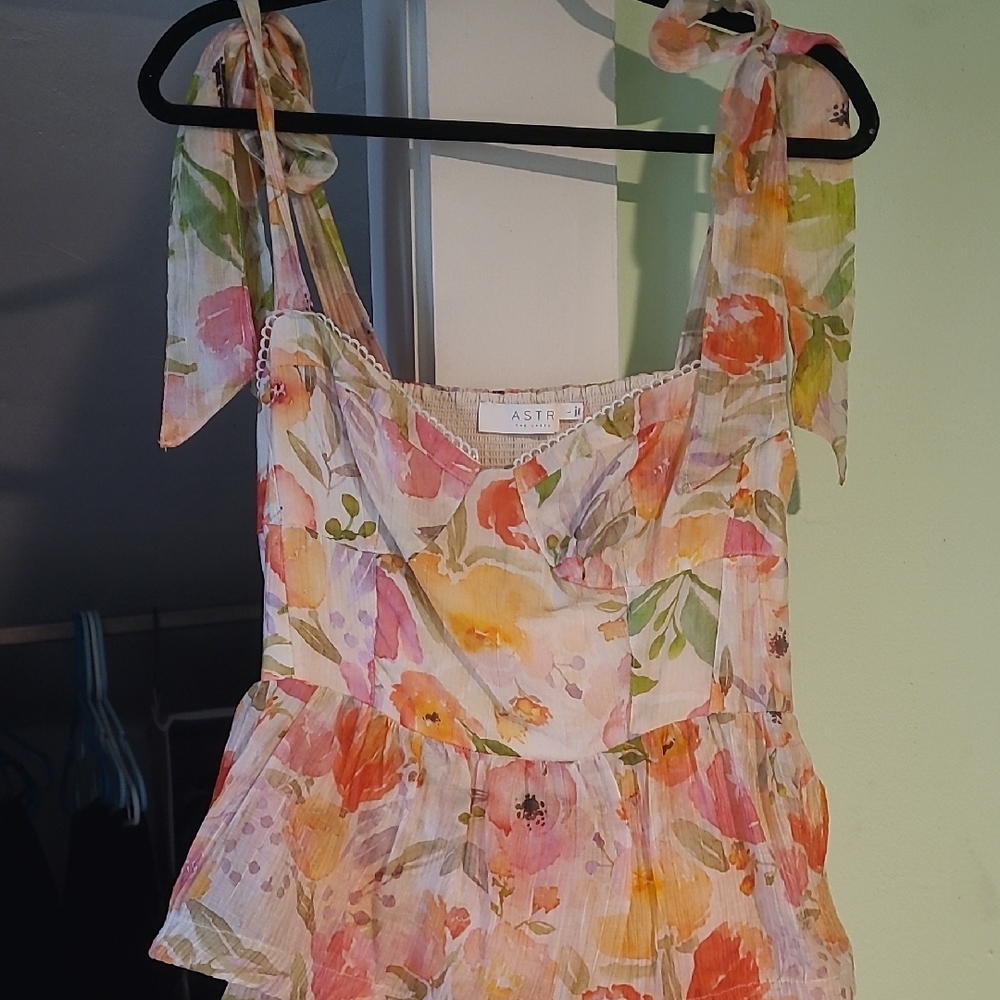 Astr Floral Dress